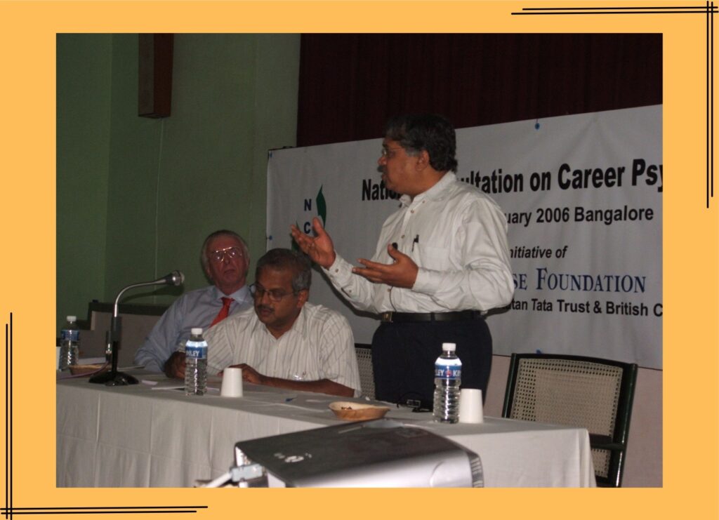 Dr. Govida, Dr. Mohan Isaac and Prof. Tony Watts